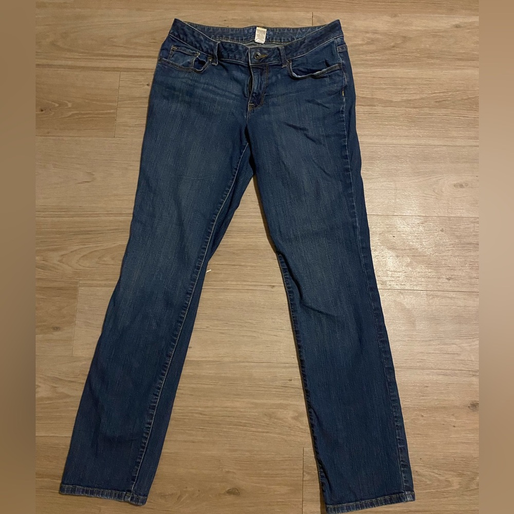 SONOMA jeans, lightly worn boyfriend fit dark blue size 8